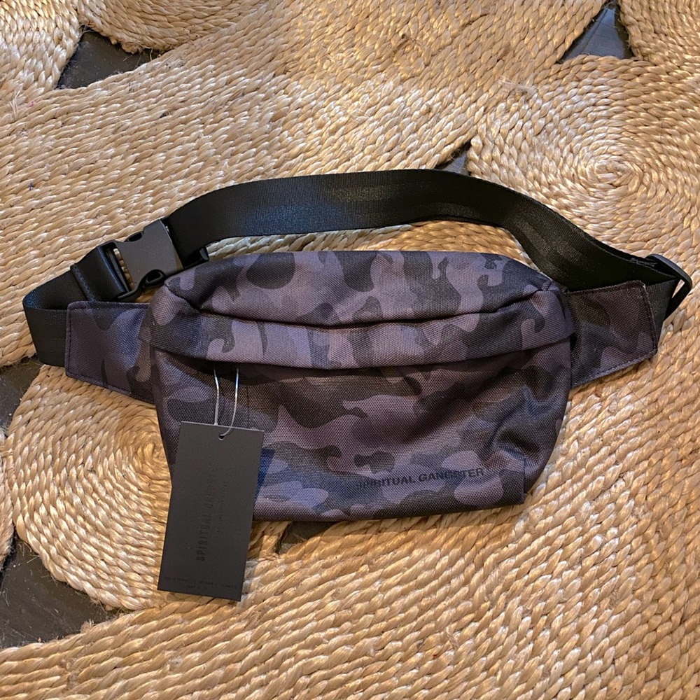 Spiritual Gangster camo belt bag NEW